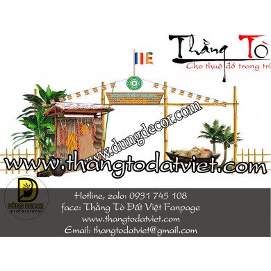 cho thuê cổng tre9